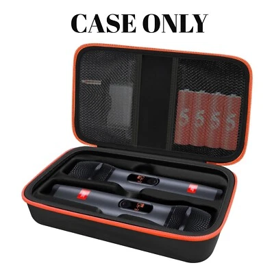 BRANDED Wireless Microphone Case for JBL Dual Mic System – Travel Bag Black Case Only
