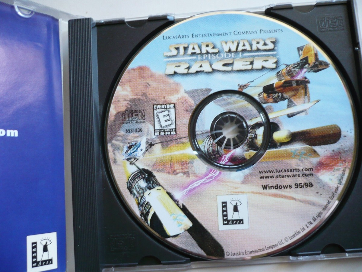 STAR WARS Episode 1 RACER, Lucas Arts Games, Windows95 Vintage PC