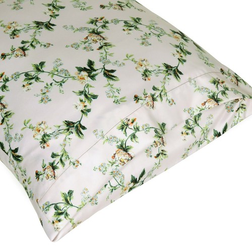 Silk Pillowcase Ultra Soft Printed Satin Luxury Bed Pillow Standard Queen King - Picture 29 of 110