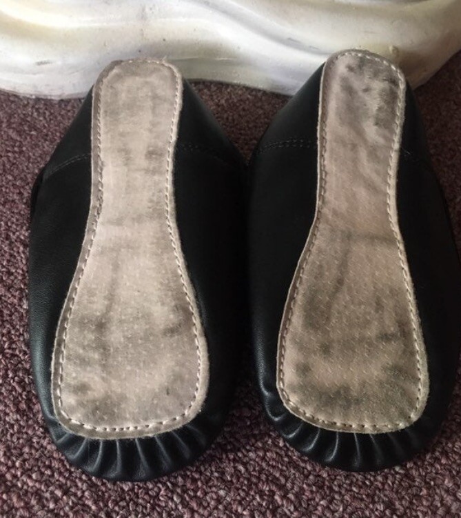 Girls Freestyle by Danskin Ballet Slippers Black Size 12 EUC eBay