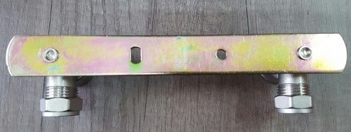 SHOWER CONCEALED FIXING FITTING WALL PLATE KIT 15mm x 1/2" FI Female Iron TAS - Picture 2 of 3