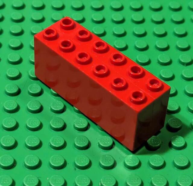 Lego® - 1 x Stein Gewicht 2x6x2 / für Schiff Boot / rot / 73090a