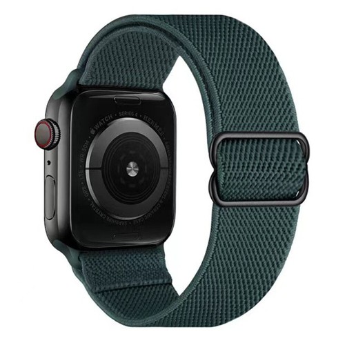 Rozciągliwy nylonowy pasek solo pętla do Apple Watch iWatch Series 10 9 8 7 6 Ultra 2 - Zdjęcie 20 z 32