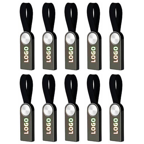 Lot 10PCS 1/2/4/8/16GB USB Flash Drive Memory U Stick Storage Straps Custom Logo - Afbeelding 10 van 17