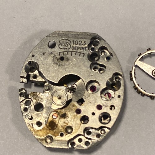 Seeland Watch Co. AS 1023 Movement 15 Jewel For Parts/Repair A Schild 1023 - Picture 2 of 8