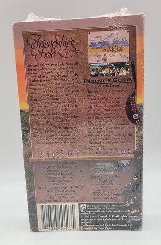 Friendship's Field Featured Films for Families VHS Video Tape NOS Sealed - Foto 2 di 4