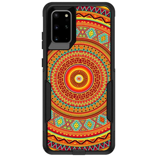 OtterBox Commuter für Galaxy S (Modell auswählen) Orange Teal Yellow Tribal - Bild 1 von 13