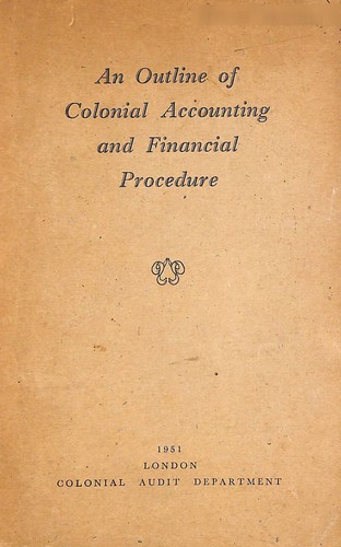 An Outline of Colonial Accounting and Financial Procedure by England Colonial Au - 第 1/1 張圖片