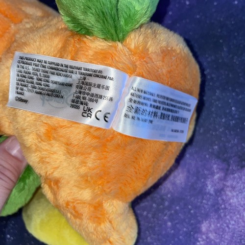 Disney Parks orangefarbener Vogel große Füße 11" Plüsch mittlere Puppe weich duftend - NEU - Bild 5 von 6