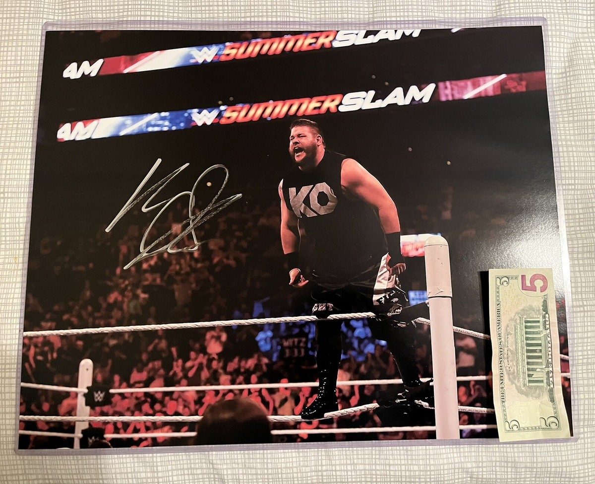 Kevin Owens KO WWE Superstar Tag Team Champion Signed 16x20 Photo