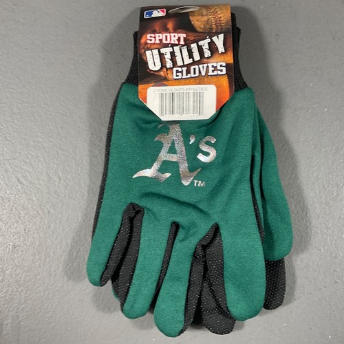 Oakland Athletics Two Tone Team Utility Gloves MLB Baseball Durable LOT OF 2 - Picture 23 of 24