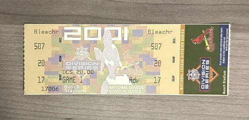 Albert Pujols St. Louis Cardinals MLB Home Playoff Debut NLDS Gm. 3 Ticket Stub - Bild 1 von 2