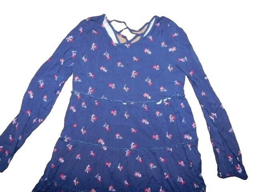 Ben Sherman Size L Large Girls Criss Cross Floral Dress NWT - Picture 2 of 2