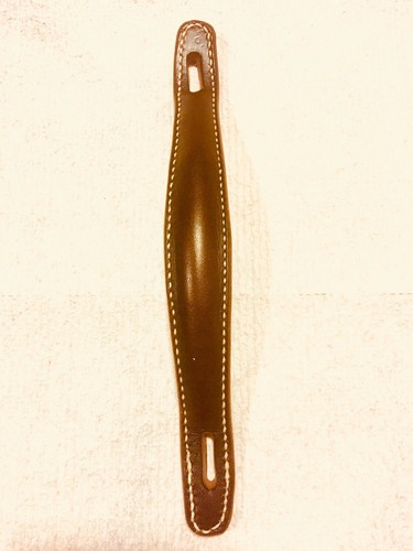 Classic Vintage Brown Leather Guitar Amp Handle Genuine Fender Amplifier Replace - Picture 3 of 6