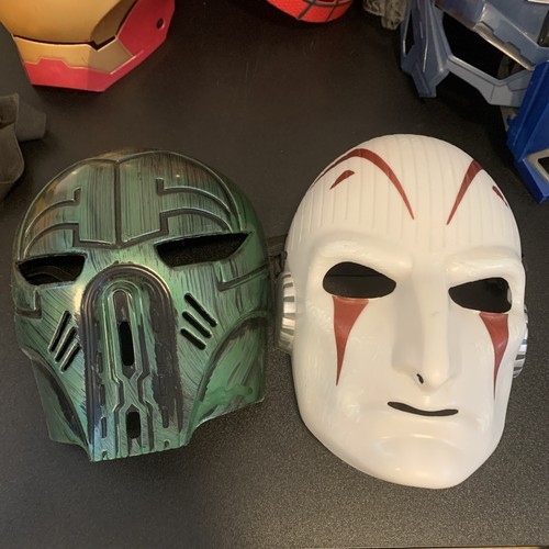 Face Mask Lot Toy Dress Up Costume Spider man Darth Vader Transformer Iron Man - Picture 2 of 22