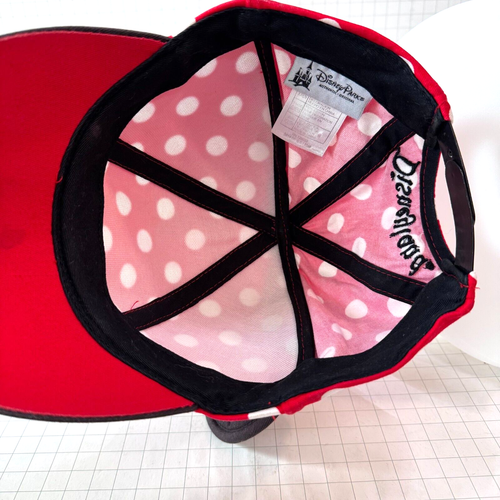 Kinder Minnie Mouse Ohren Tupfen Disney Snapback Mütze Kappe Mädchen rot weiß schwarz* - Bild 7 von 13