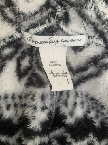 American Rag Azteken-Cardigan mit Kapuze Damen L schwerer Südwesten Schalkragen - Bild 6 von 6