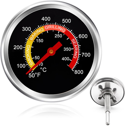 Grill Thermometer BBQ Temperature Gauge Smoker Heat Indicator 2-3/8" Replacement - 第 7/7 張圖片