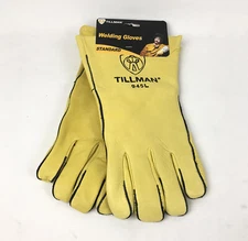 Tillman 945 L Gold Premium Top Grain Elkskin Welding Gloves Large NEW