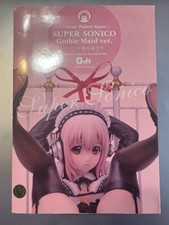 USED Good Smile Company Gift Super Sonico Lolita Maid Ver. Figure w/ Bed Base