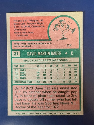 Mini tarjetas de béisbol Topps 1975 completan tu conjunto que elijas elegir cada una #1 - 220 - Imagen 19 de 161