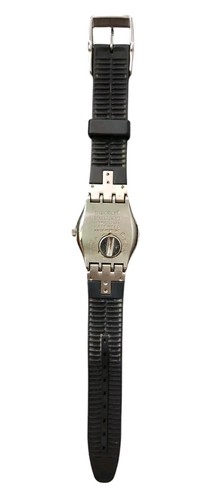 Vintage Swatch Irony Medium Date Watch FANCY ME BLACK 🔥 YLS430C New Old Stock - Picture 5 of 5
