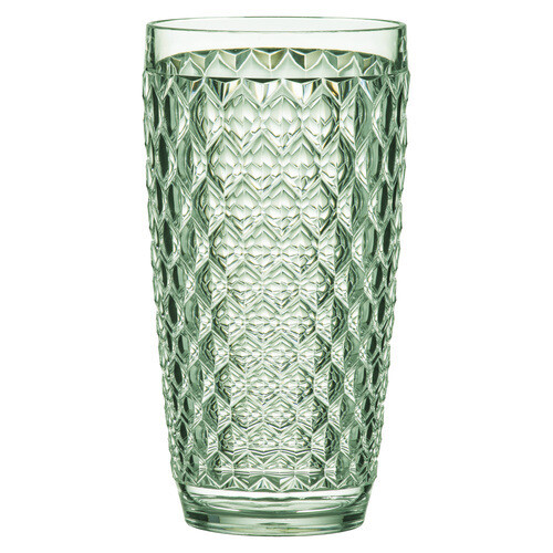 Tate Geometric 450ml Highball Acrylic Tumbler Drinking Water Round Cup Forest - Picture 2 of 2