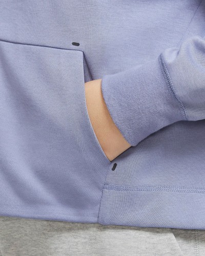 NIKE SPORTSWEAR TECH POLAR WINDRUNNER SUDADERA CON CAPUCHA ÍNDIGO, NEGRO DA2044-482 MUJER 3X - Imagen 4 de 5