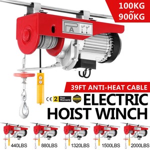 100 900kg Electric Hoist Winch Lifting Engine Crane Ceiling