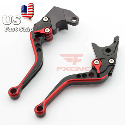 FXCNC Racing CNC Aluminum Short Adjustable Brake Clutch Levers for CBR600RR 2003-2006 CBR954RR 2002-2003