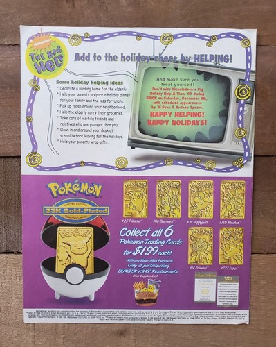 Pokémon 1st Movie Adventures Volume 10 Numero 8 - Burger King Bambini - Regole del gusto - Foto 6 di 6