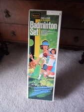 Vintage Badminton Game Set By SEARS New Open Box 