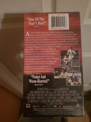 Simon Birch VHS Tape, NEW Sealed - Picture 2 of 2