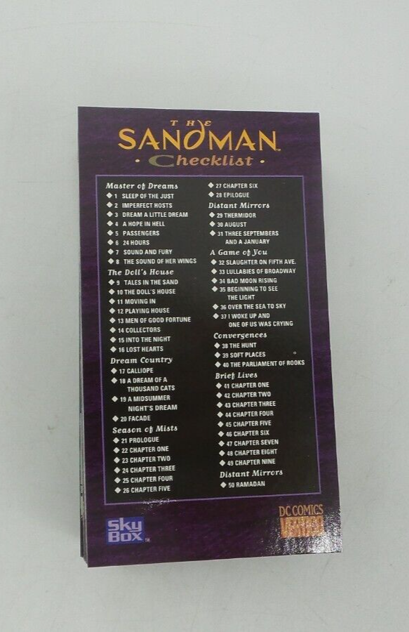 サンドマン　sky box カード　DC COMICS VERTIGO DC Comics Vertigo Sandman #53 Lucien the Librarian Trading