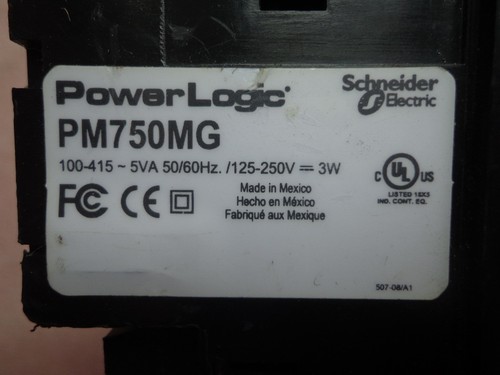 Medidor de potencia PM750MG Schneider Electric PowerLogic PM750MG - Imagen 5 de 7