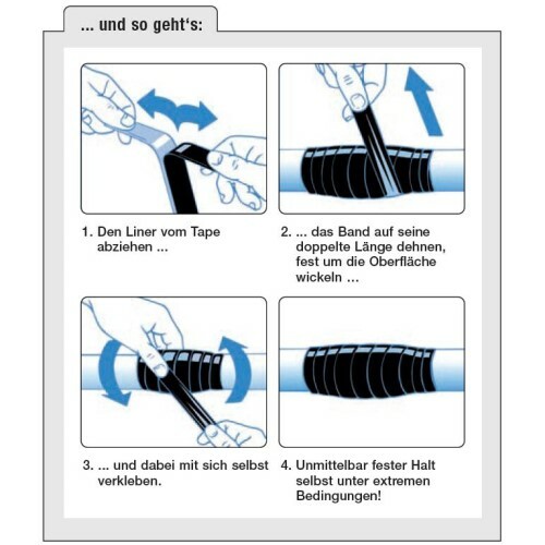 Thumbnail - Tesa 4600 Klebeband Xtreme Conditions 25mm Schwarz 3m | Neu
