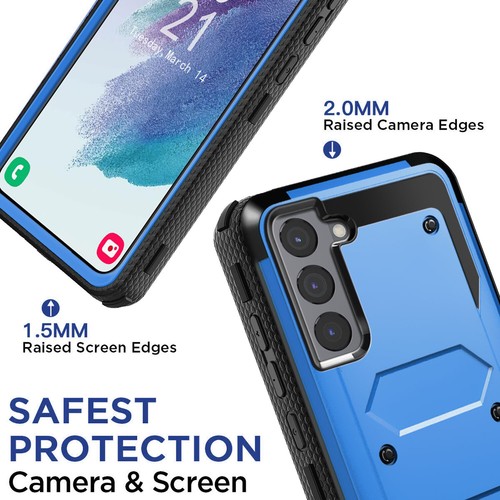 For Samsung Galaxy S21 FE 5G Dual Layer Shockproof Rugged Case Cover+Accessories - Picture 40 of 54