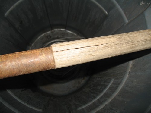 VTG GARDEN POTATO ONION PITCH FORK SHOVEL 41 3/4" LONG D HANDLE FARM DECOR - Picture 7 of 7
