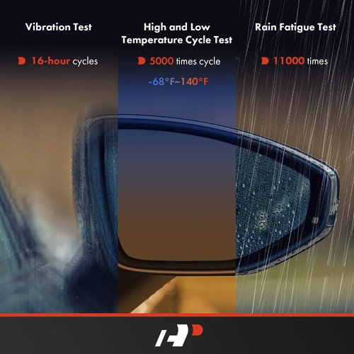 A-Premium Paint to Match Power Mirror with Power Heated Driver for VW Taos 22-24 - Picture 9 of 11