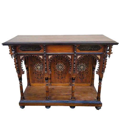 G Parvis, Console + Miroir en marqueterie, XIXème Siècle - Imagen 13 de 13