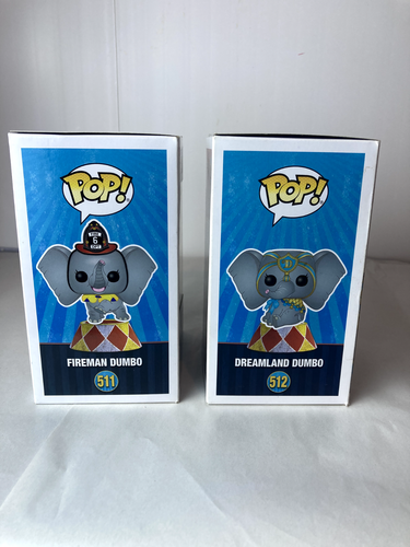 Funko Pop Disney Dumbo #511 Fireman & #512 Dreamland LOT Vinyl Figure NEW NIB - Picture 4 of 6