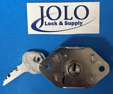 Master Lock No. 1714 Spring Latch Built-In Locker Lock Keyed Different w/2 Keys