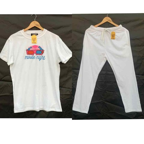 Neu Damen Frauen Mädchen Designer Pyjamahose Lounge Hose Hosen Shirts - Bild 1 von 6