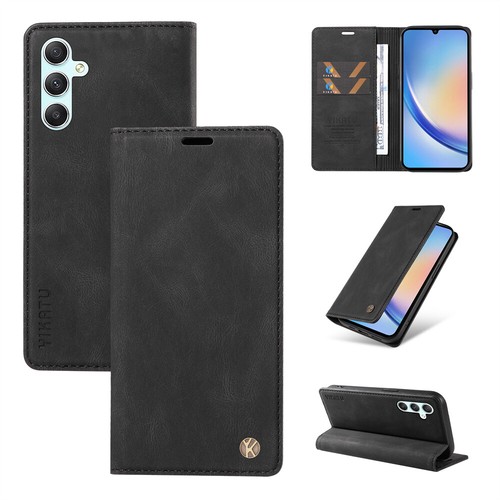 Leather Case For Samsung S23 Ultra S22 S21 S20 S10 S7 Magnetic Flip Wallet Cover - Picture 15 of 98