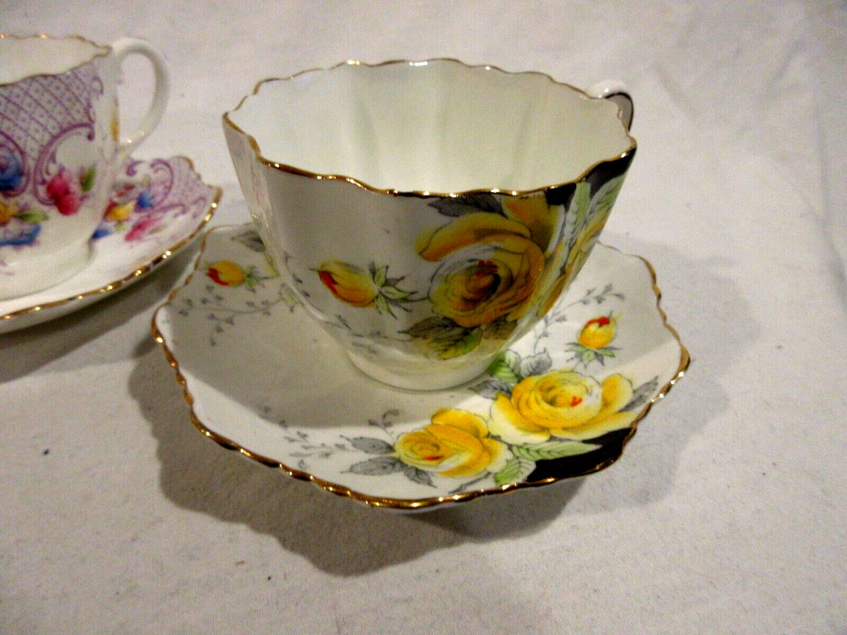 パラゴン ブライズメイド ティーカップ＆ソーサー 6点 セット SY4336G 3-Paragon Cup & Saucer Sets-Floral Design | eBay