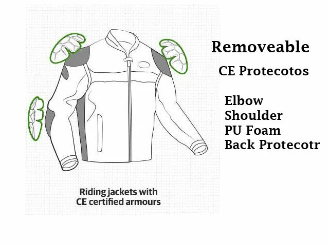 Chaqueta Moto Textil Impermeable para Mujer Protección Ce Foto 4 de 4