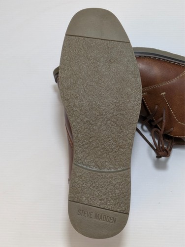 NEW Steve Madden P-Symin Men’s Chukka Dress & Comfort Shoe Cognac Choose Size - Picture 5 of 5