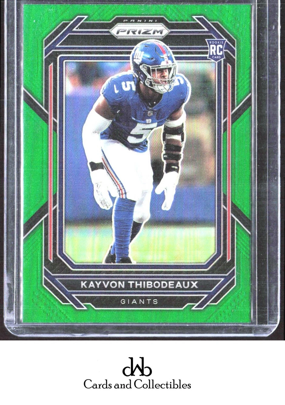2022 Panini Prizm #370 Kayvon Thibodeaux Green Rookie