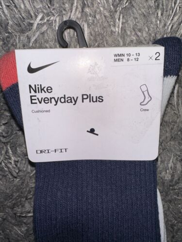 Calcetines Nike Dri Fit Everyday Plus AIR MAX algodón acolchados doble grandes 2 pares - Imagen 4 de 8