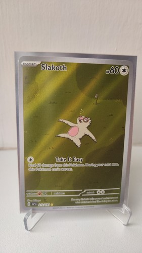 Slakoth - 212/191 - Illustration Rare NM-Mint Pokemon SV08 - Surging Sparks